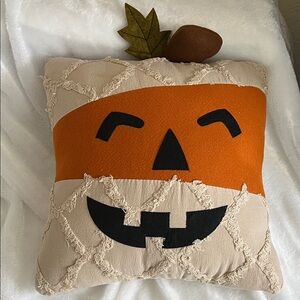 Jack-O'-Lantern Decorative Pillow NWT